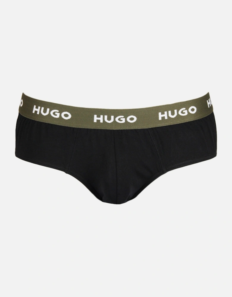 3-Pack Briefs, Black