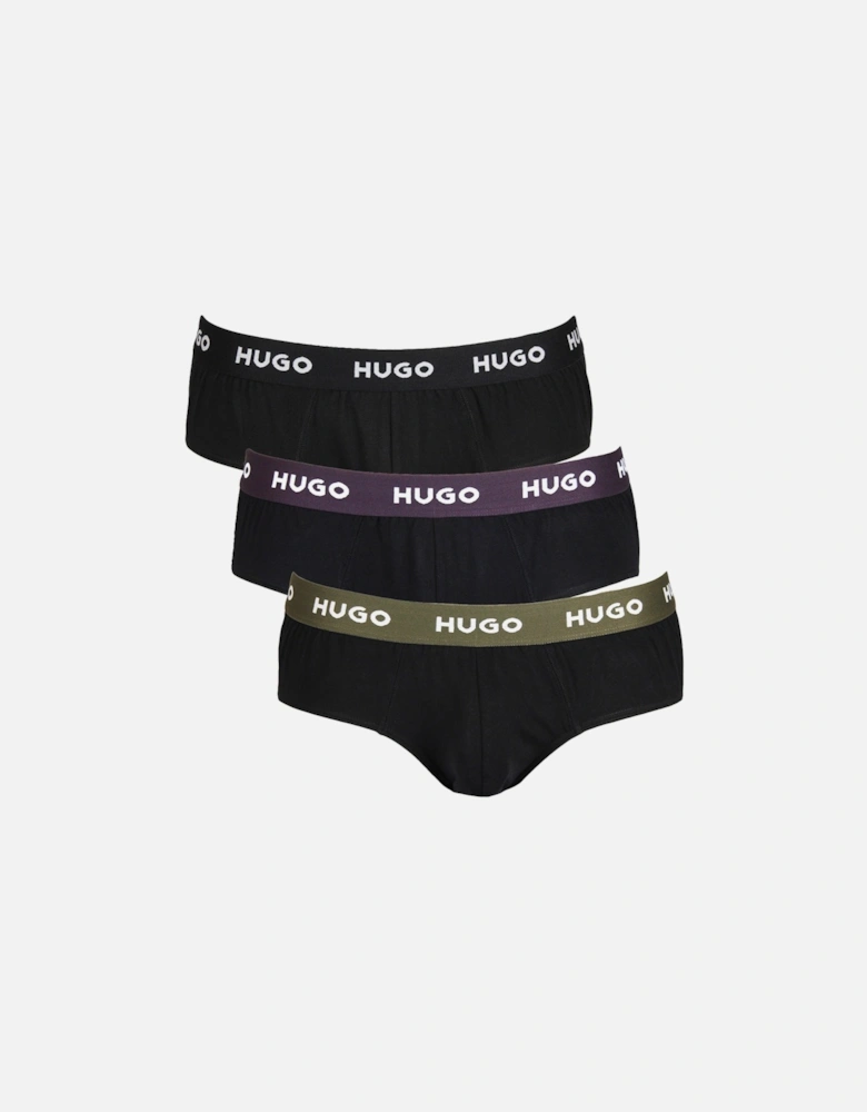 3-Pack Briefs, Black