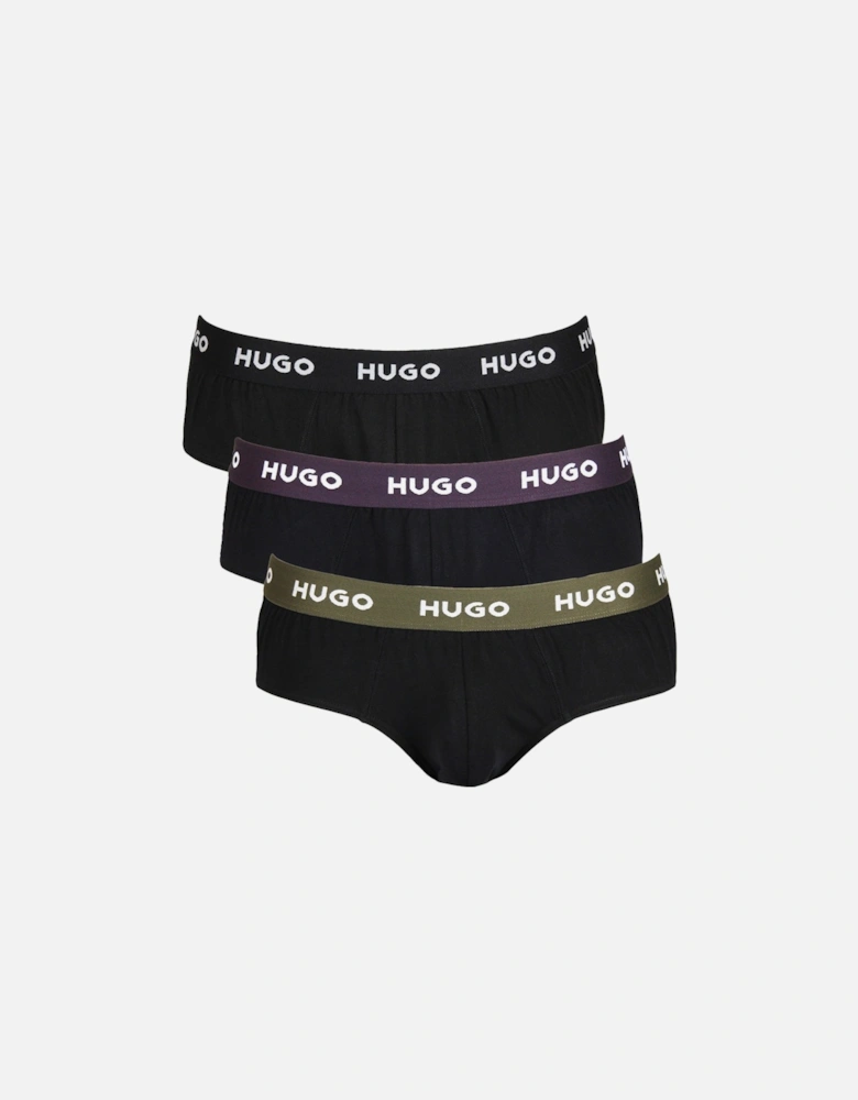 3-Pack Briefs, Black