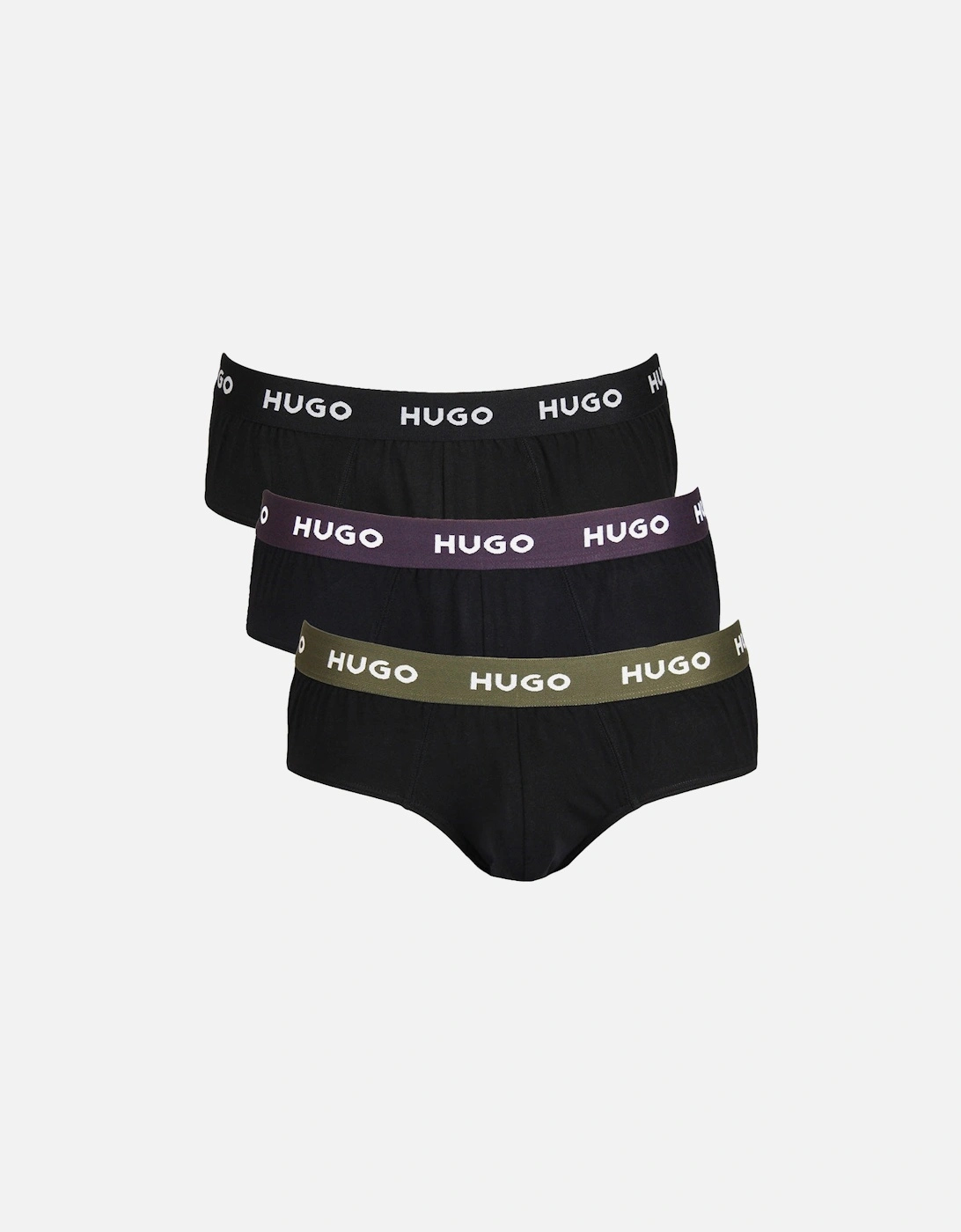 3-Pack Briefs, Black