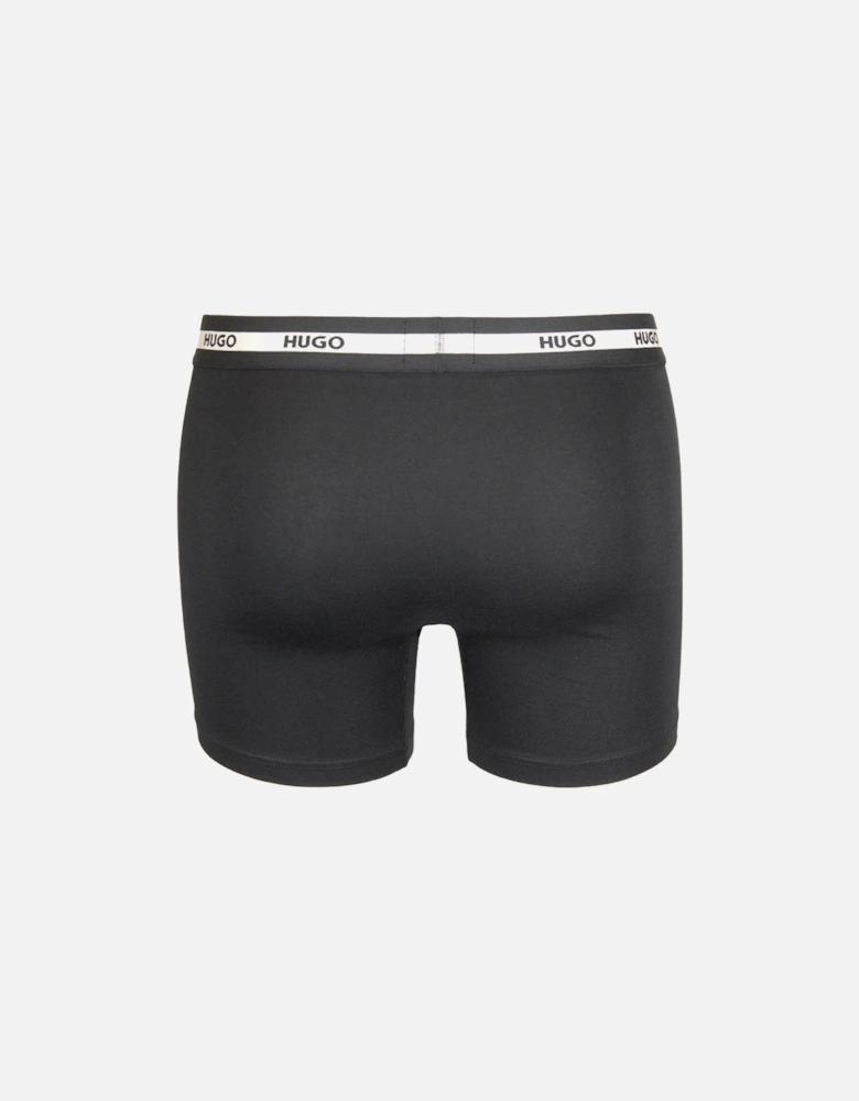 3-Pack Boxer Briefs, Black/Red