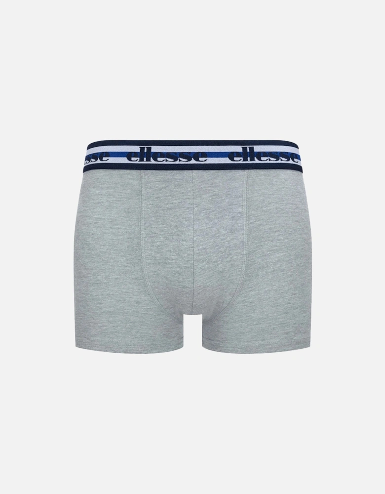 Ellesse Mens Boxers Cotton 3 Pack Red Blue Grey Boxers Briefs Trunks Underwear