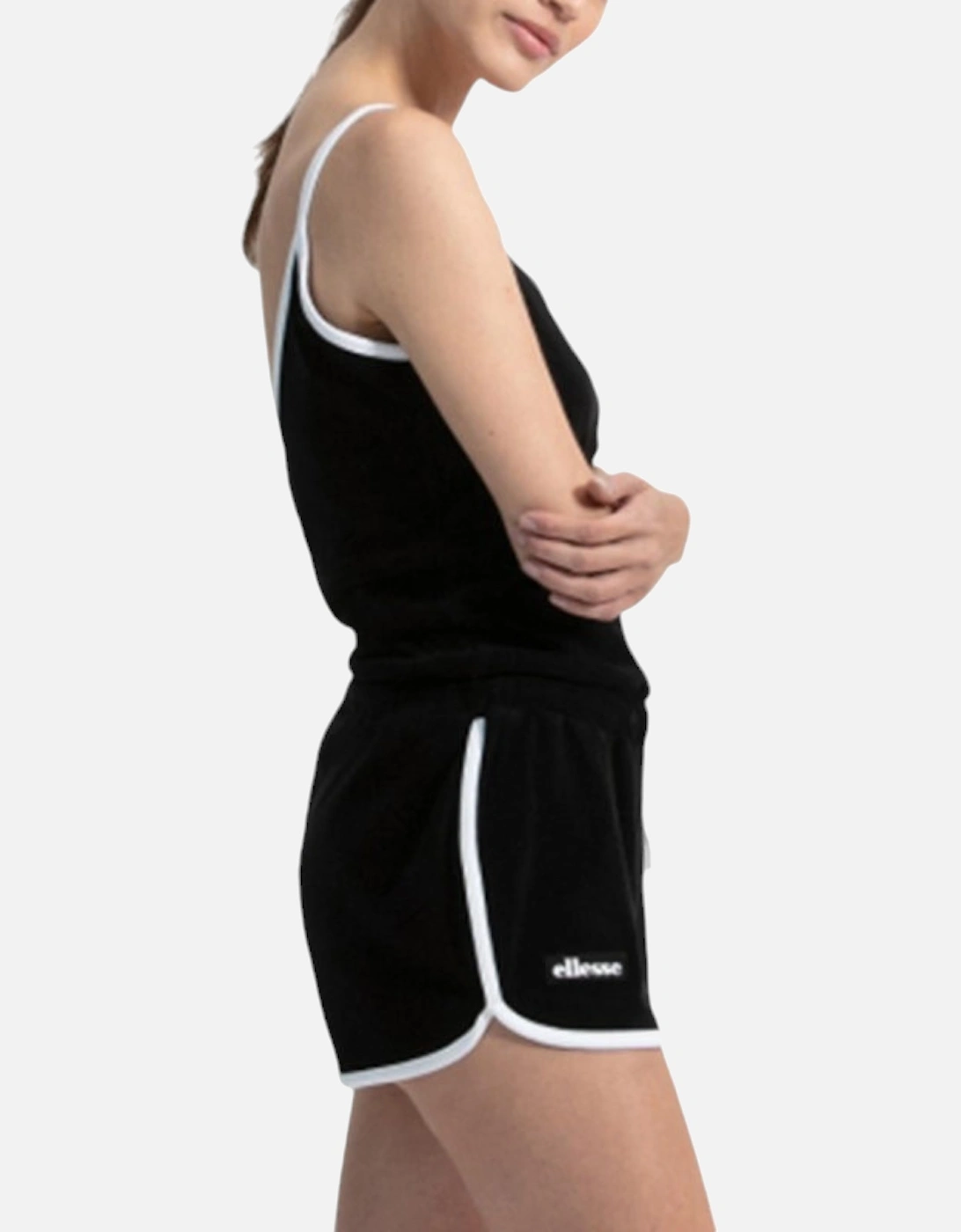 ELLESSE LORON PLAYSUIT Womens Jumpsuit Sports Summer Playsuit Black Dungarees