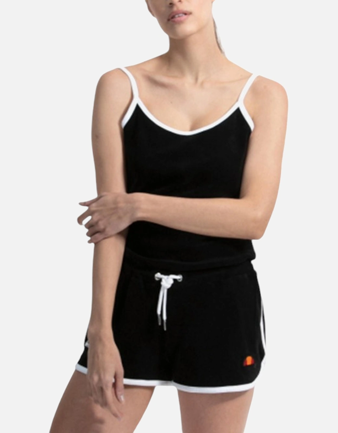 ELLESSE LORON PLAYSUIT Womens Jumpsuit Sports Summer Playsuit Black Dungarees