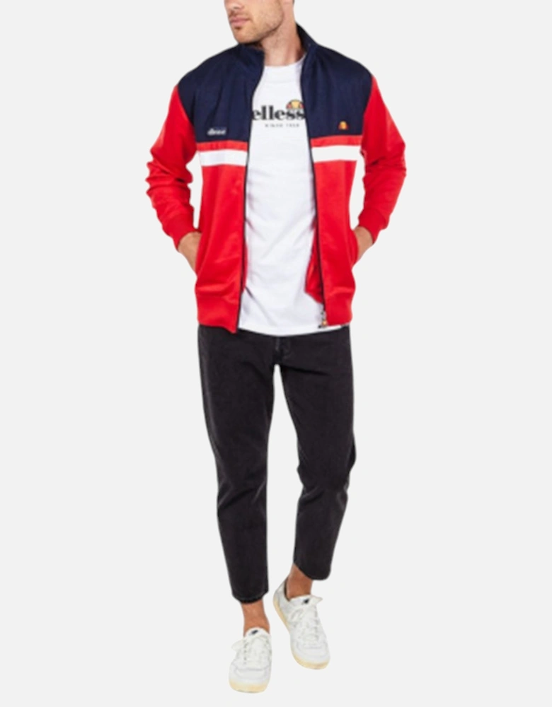 ELLESSE TRANSIMENO 2 SHW04349 Mens Track Top Sweats Pullover Training Red Jumper