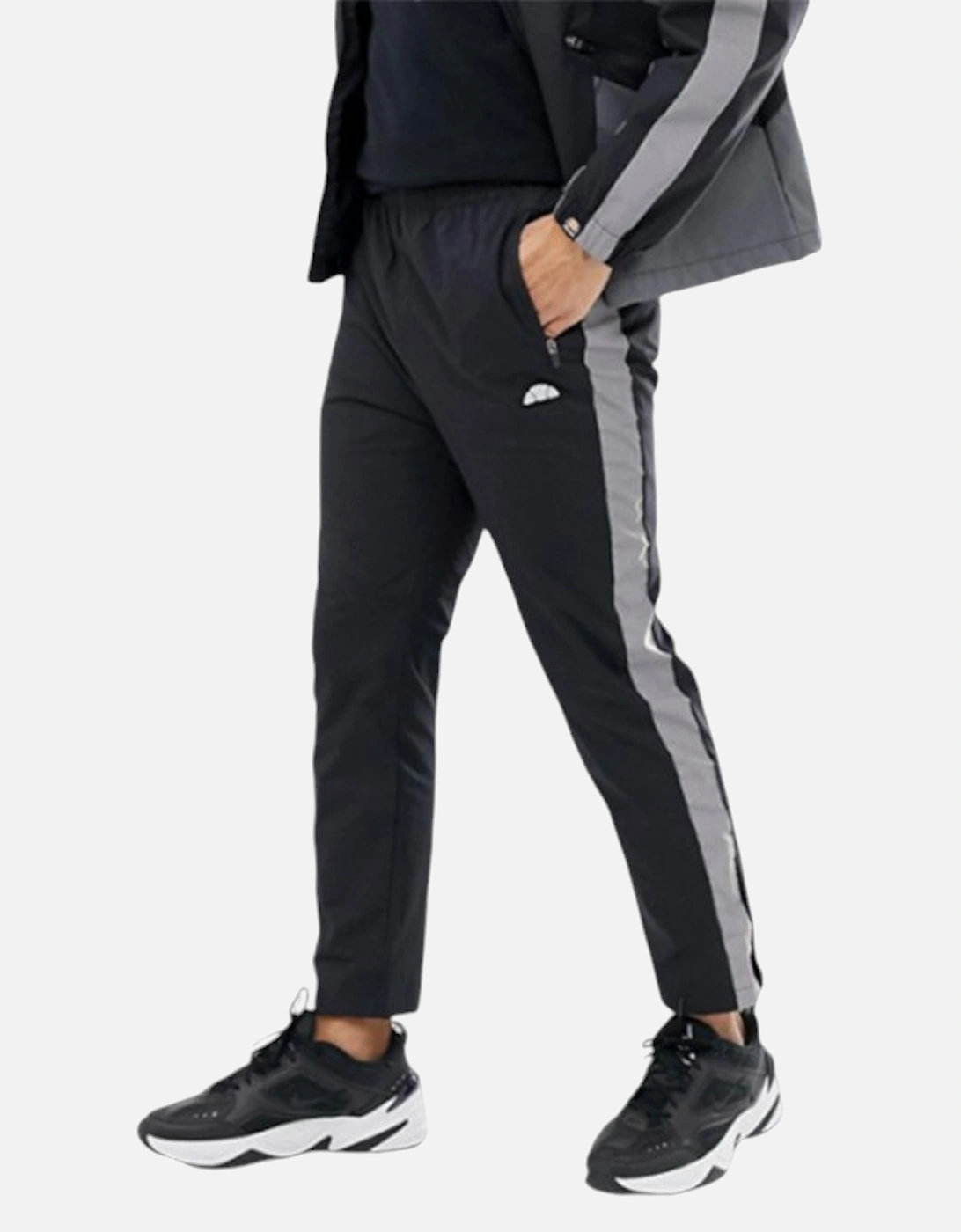 NARDO SWEAT SAS05914 Mens Tracksuits Bottom Gym Stripe Black Joggers M, 5 of 4