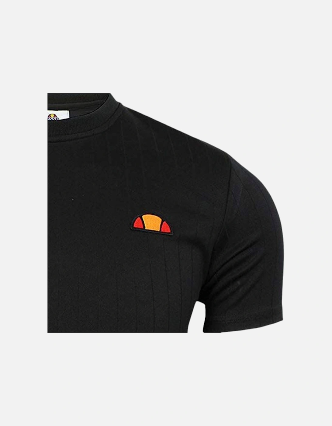 ELLESSE CABRIES SHA06362 Mens T-shirt Crew Neck Short Sleeve Black Casual Tee