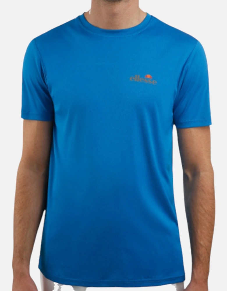 ELLESSE BECKETI Mens T Shirts Crew Neck Short Sleeve Casual Summer Blue Gym Top