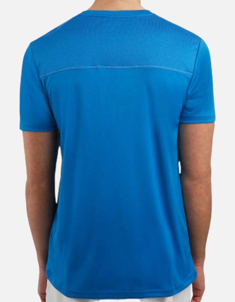 ELLESSE BECKETI Mens T Shirts Crew Neck Short Sleeve Casual Summer Blue Gym Top