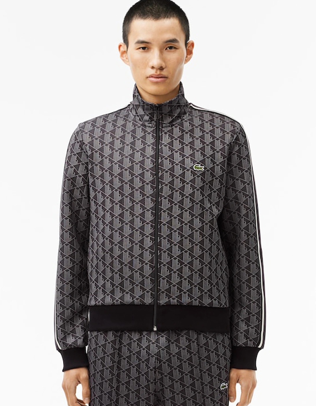 Men's Paris Zip-Up Jacquard Track Jacket, 4 of 3