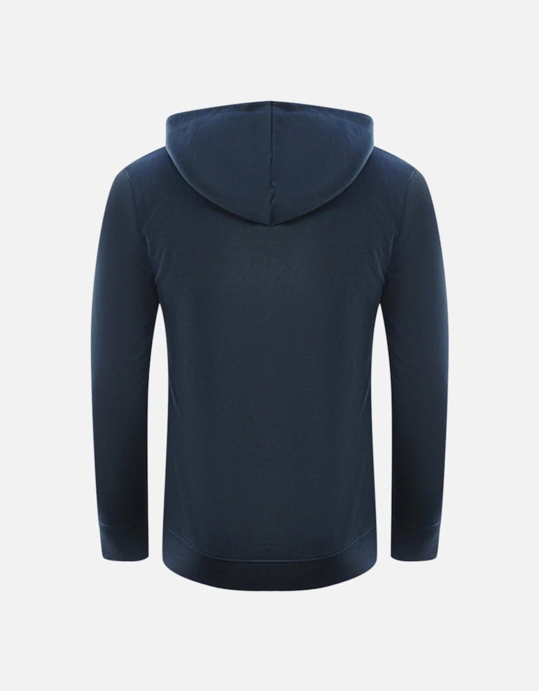 Cavalli Class Brand Logo Navy Blue Hoodie