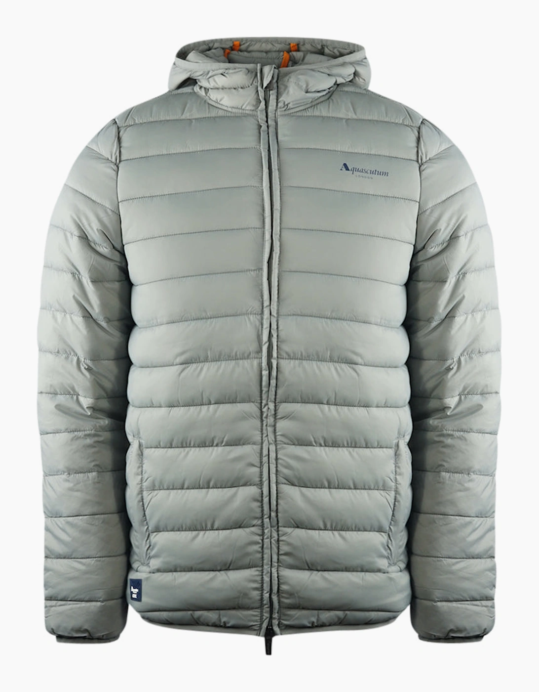 Aquascutum Men's Grey London Logo Active Hoodie Jacket - Size: Regular/36