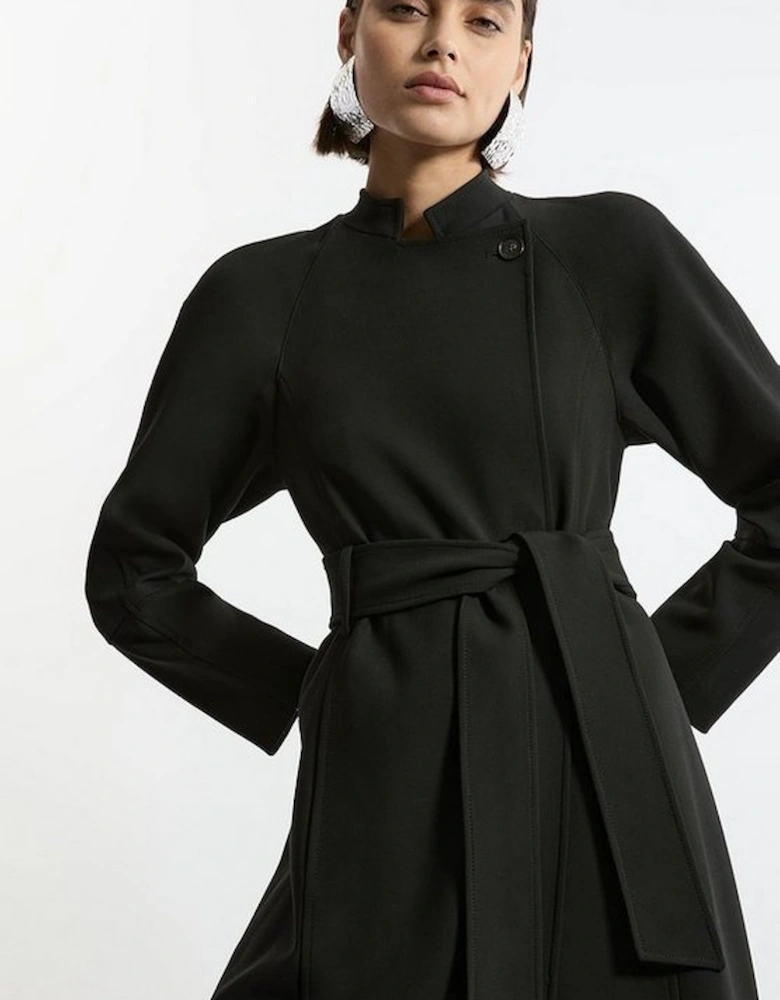 Tailored Belted Midi Coat