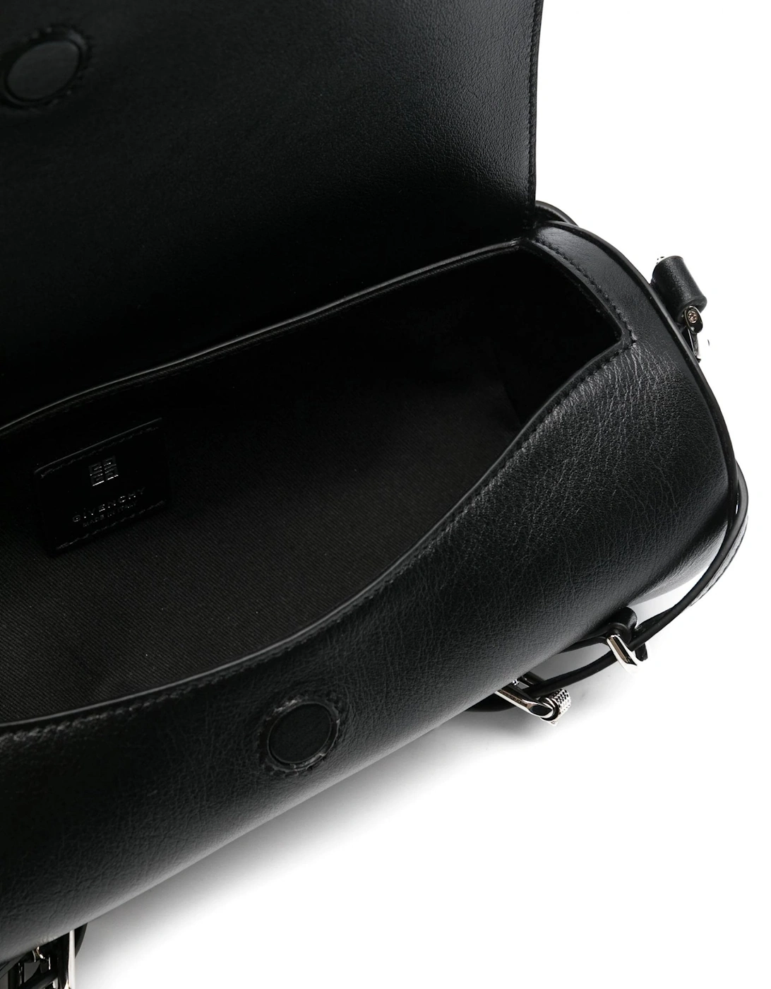 Voyou Medium Leather Bag Black