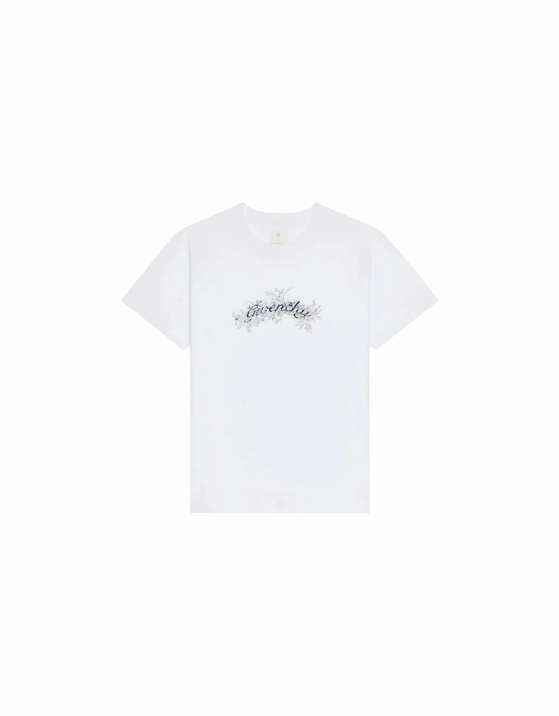 Floral Print Cotton T-shirt White, 3 of 2