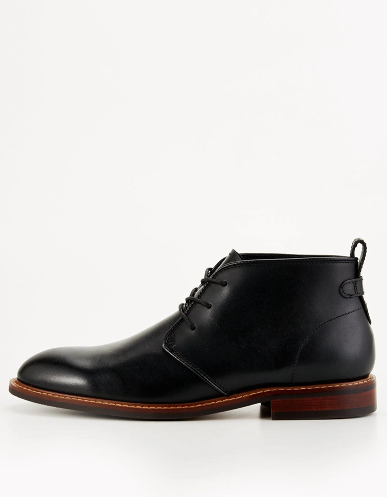 Leather Chukka Boot - Black