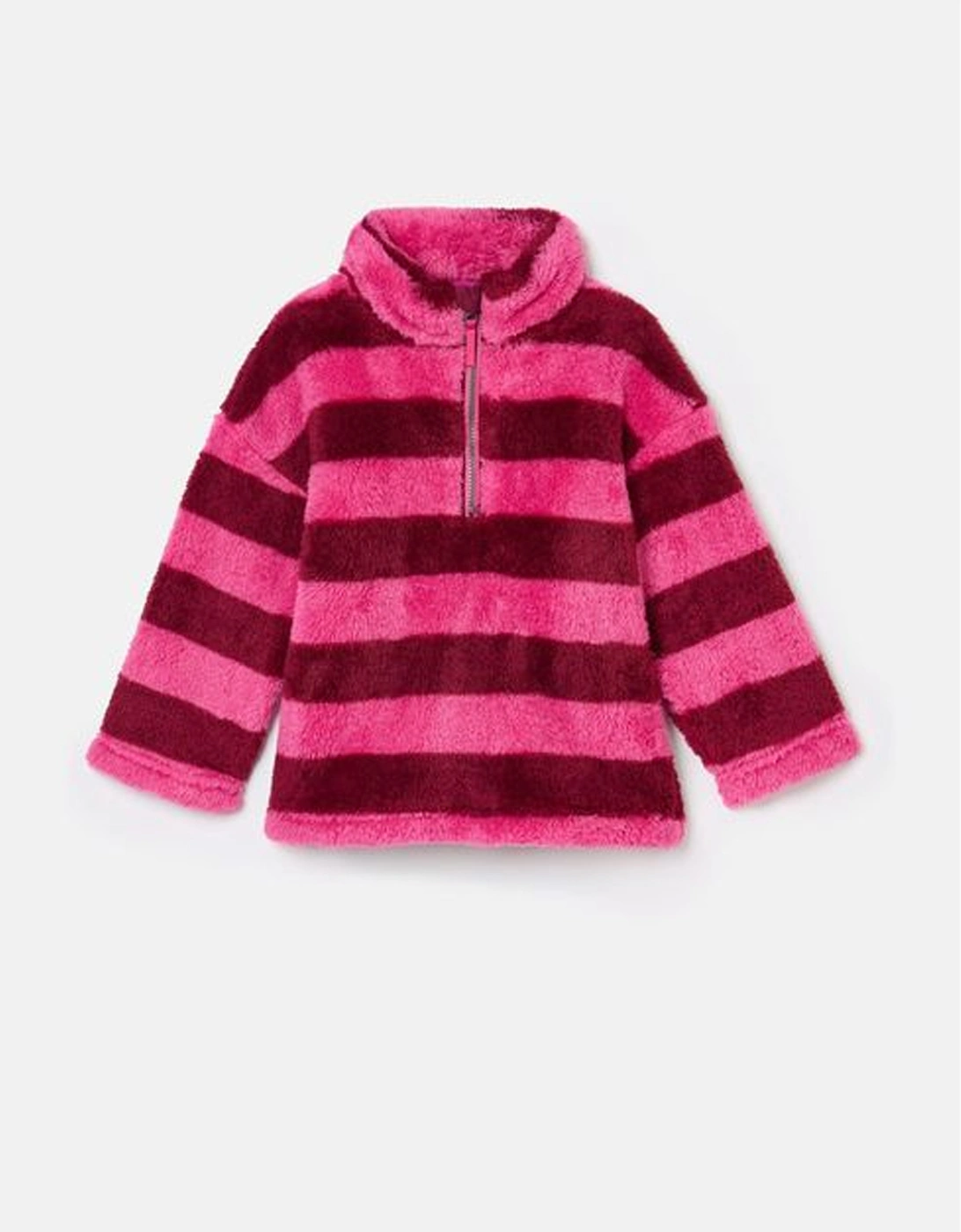 Girl's Merridie Half Zip Fleece Pink, 5 of 4