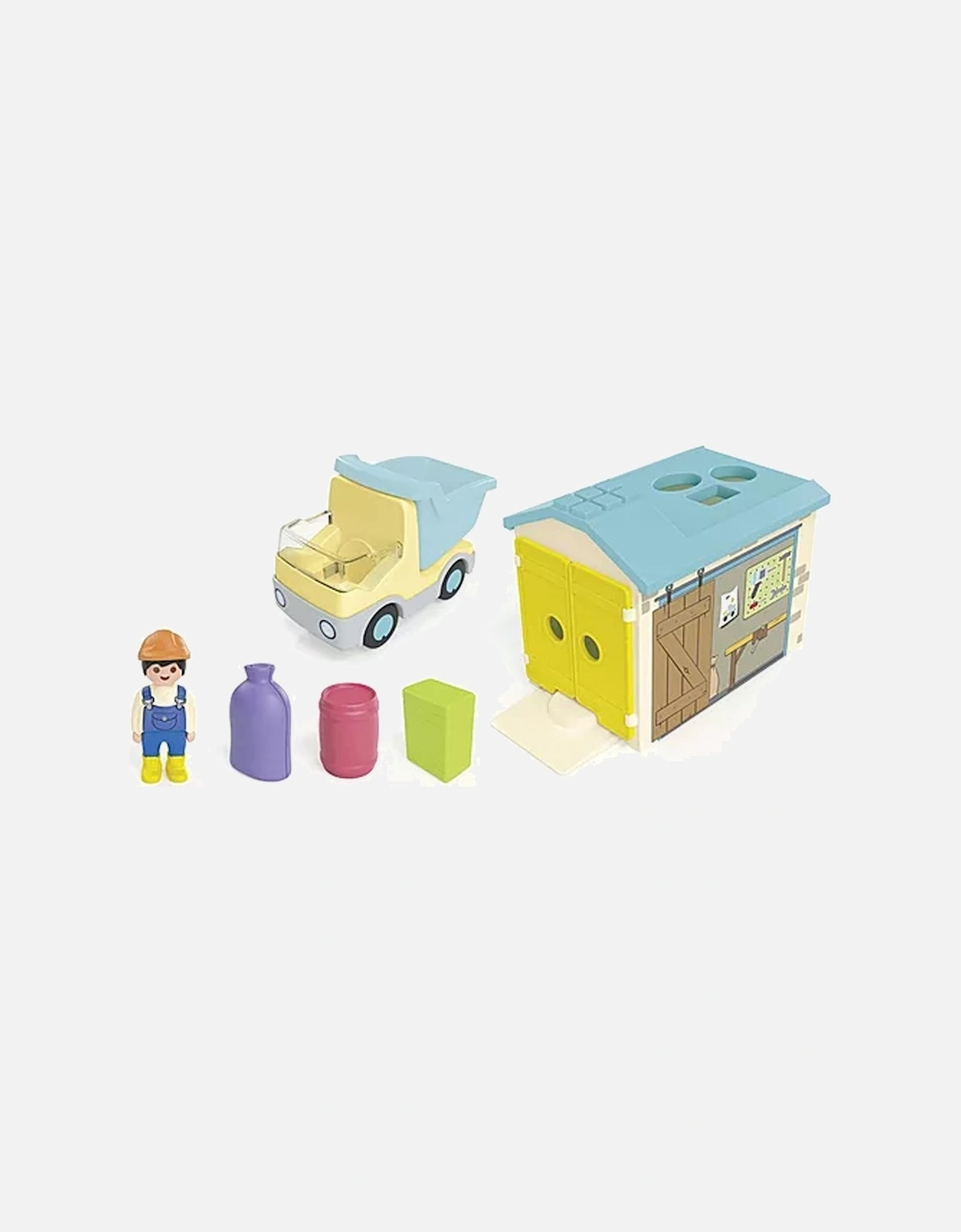 71686 JUNIOR: Truck with Sorting Garage