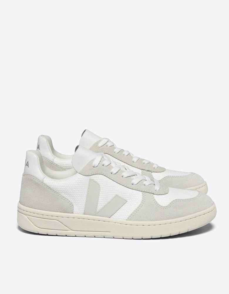 Womens V-10 Trainers - White/Grey