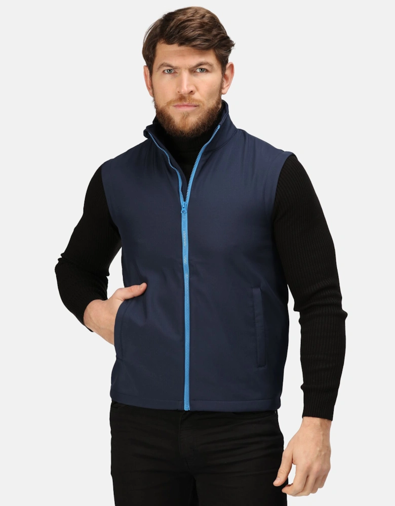 Professional Mens Ablaze Soft Shell Bodywarmer