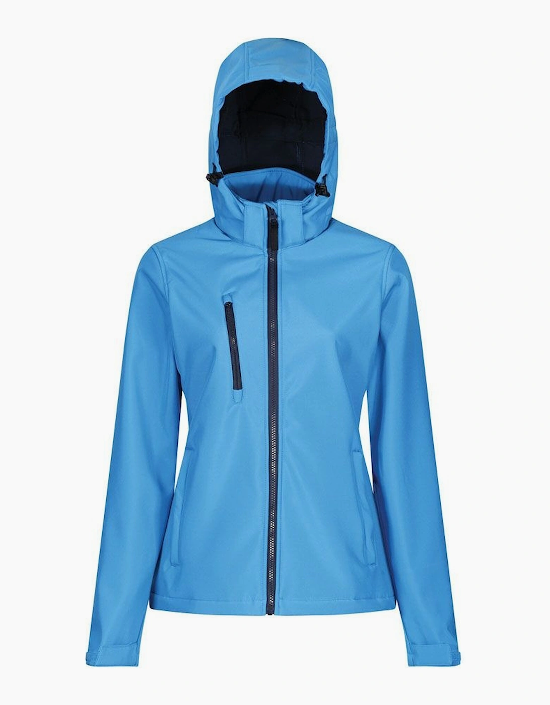 Regatta Women's Navy / Venturer Hooded Soft Shell Jacket  20 Size 20 Uk