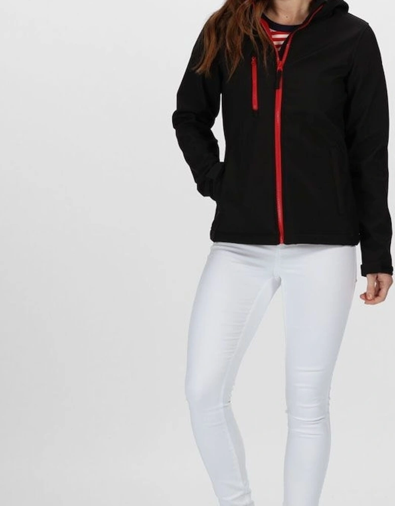 Womens/Ladies Venturer Hooded Soft Shell Jacket