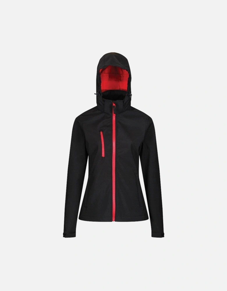 Womens/Ladies Venturer Hooded Soft Shell Jacket