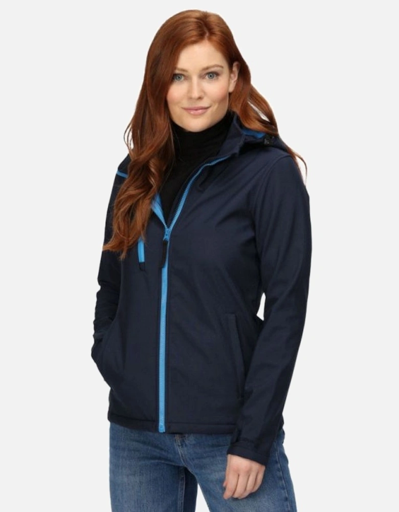 Womens/Ladies Venturer Hooded Soft Shell Jacket