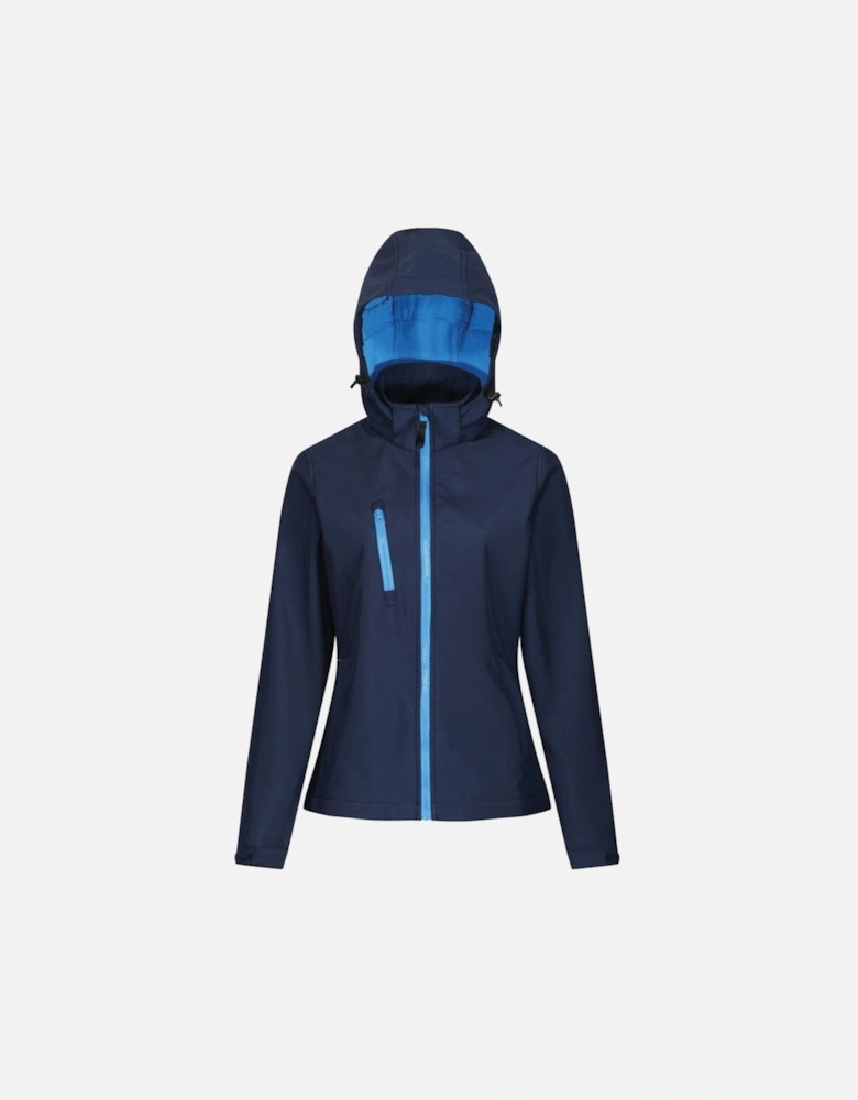 Womens/Ladies Venturer Hooded Soft Shell Jacket