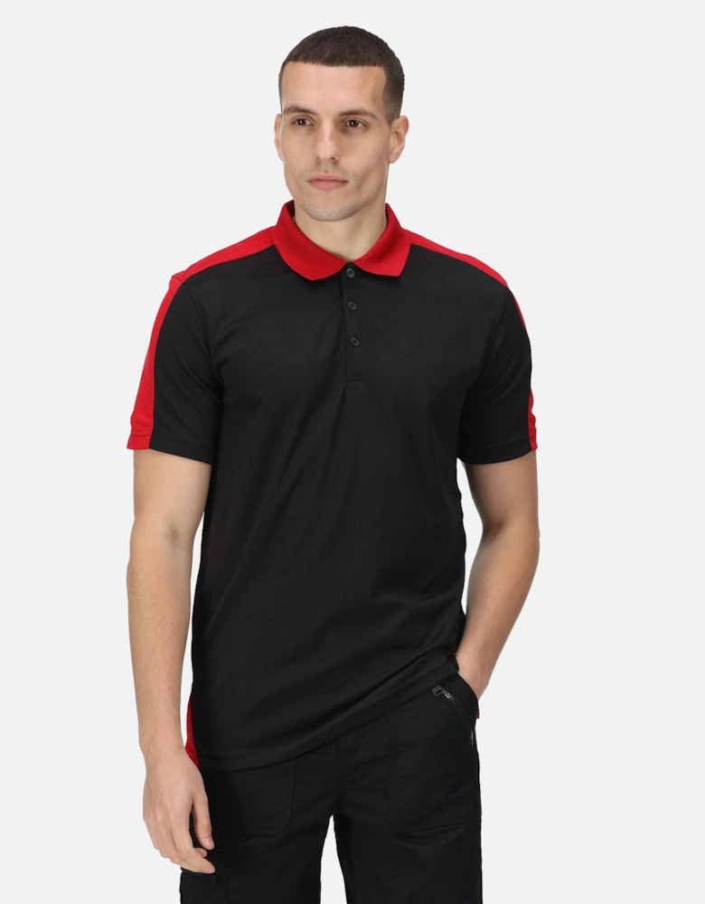 Contrast Coolweave Pique Polo Shirt