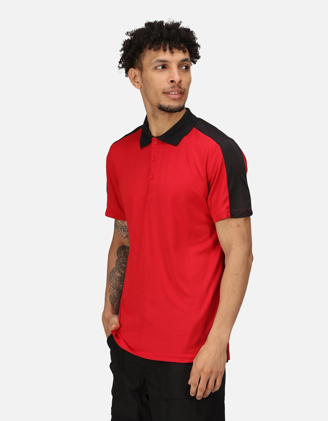 Contrast Coolweave Pique Polo Shirt