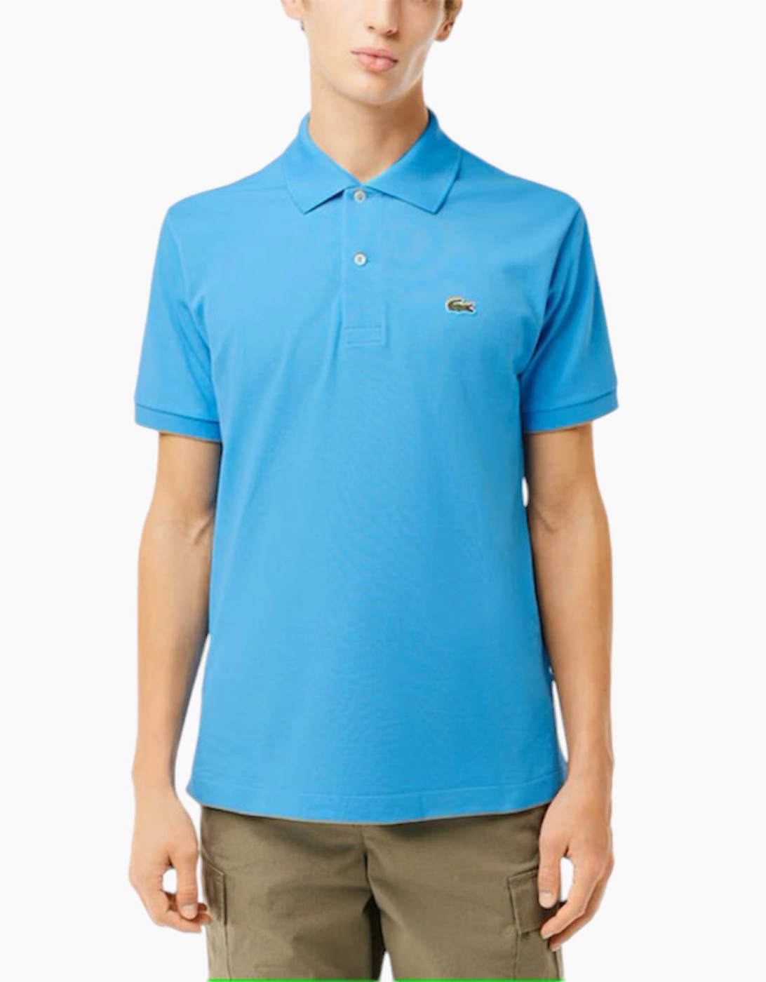 Lacoste Men's Blue L1212 Polo Shirts Collared Classic Fit Summer Golf Sports Top  38 M