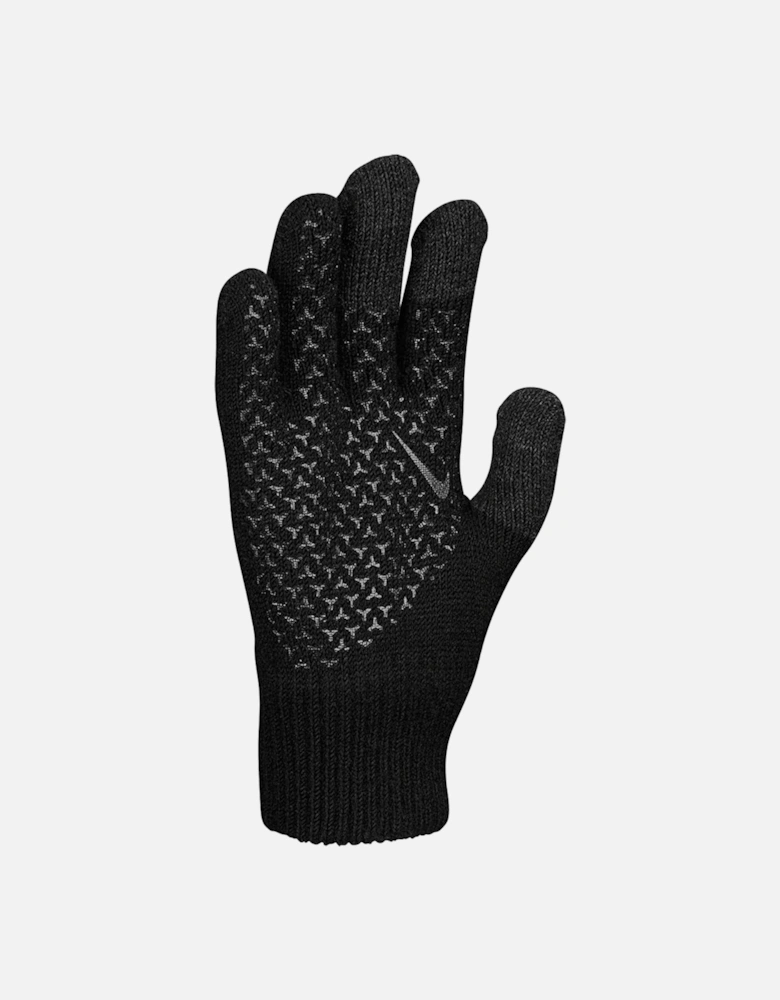 Mens Knitted Twisted Grip Gloves