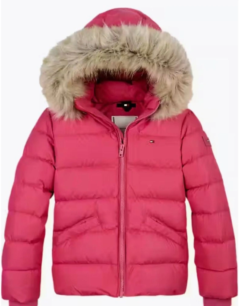 GIRLS PINK PUFFER