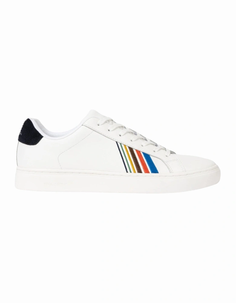 PS Rex White Embroidery Trainers 01 WHITE