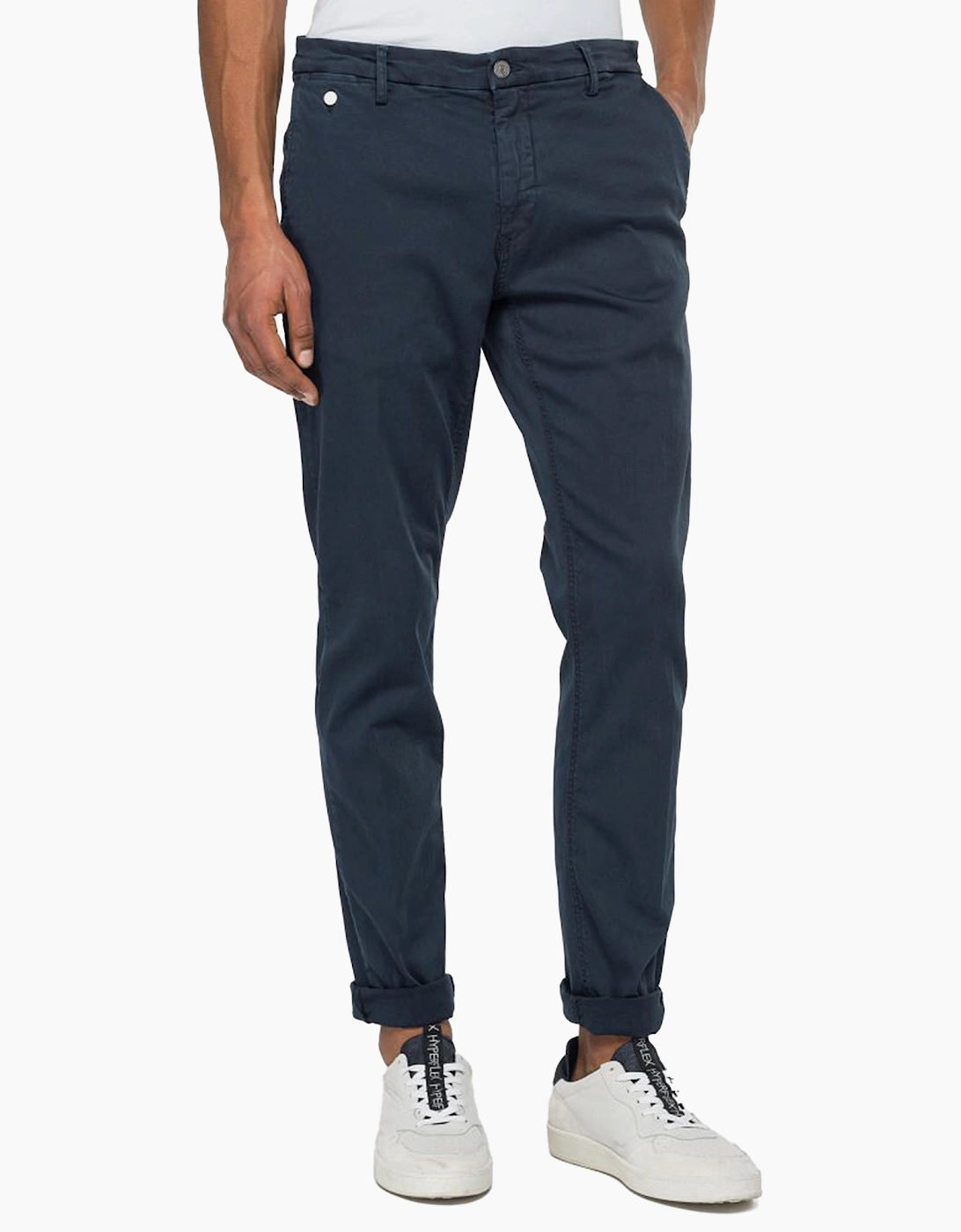 Replay Hyperflex Benni Colour Edition Chino Pants - Blue - Size, 32/32