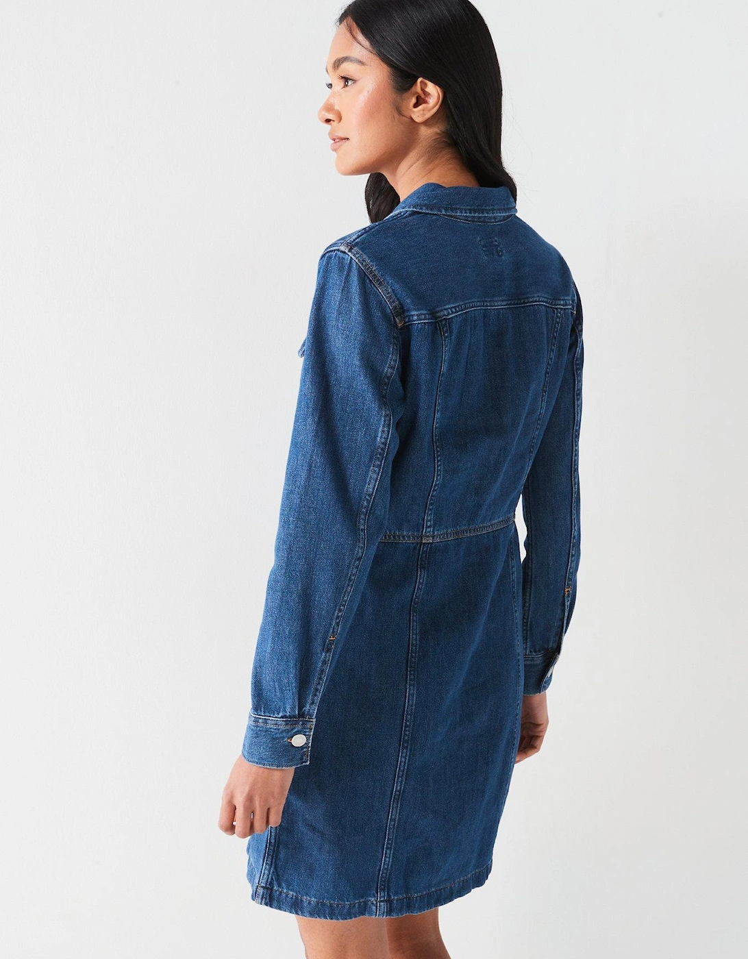 Flynn Western Denim Dress - A New York Moment 2