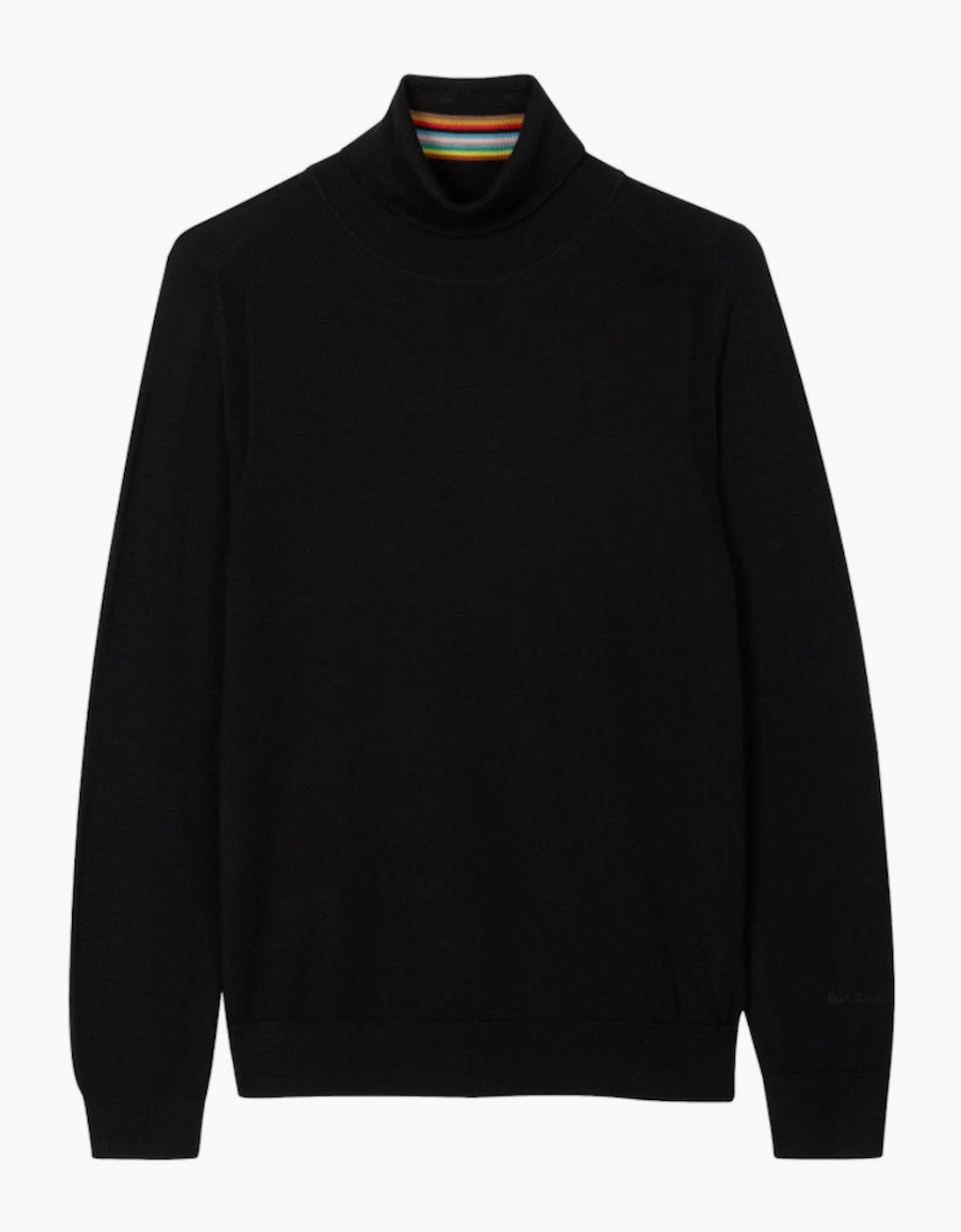 Men's Paul Smith  Roll Neck Sweater 79 BLACK - Size: 38