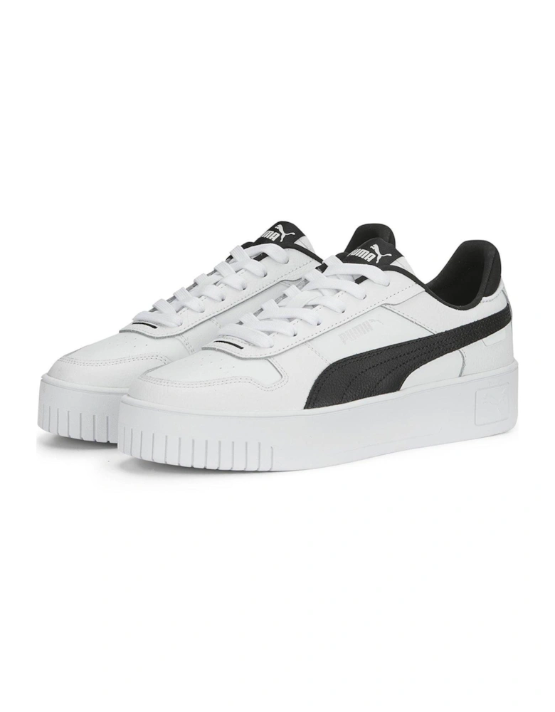 Carina Street Trainers - White/Black