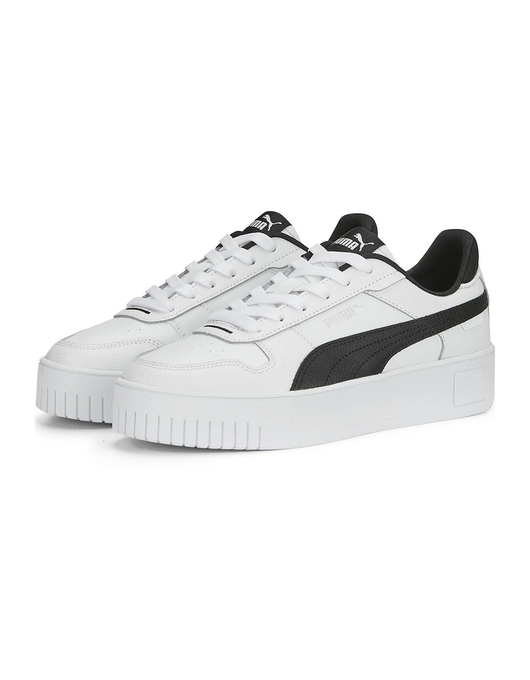 Carina Street Trainers - White/Black