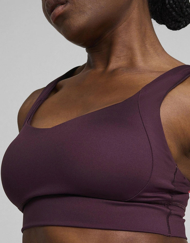 Womens Training PWR Sculpting Bra - Purple