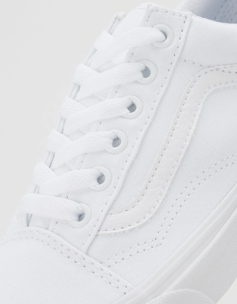 Unisex Ua Old Skool Trainers - White