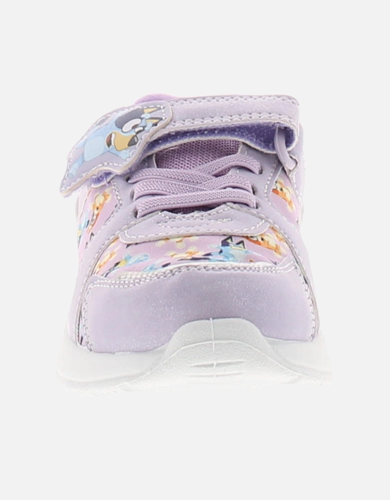 Infants Girls Trainers Janine Lace Up purple UK Size