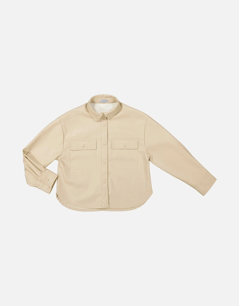 BEIGE OVERSHIRT 7.194