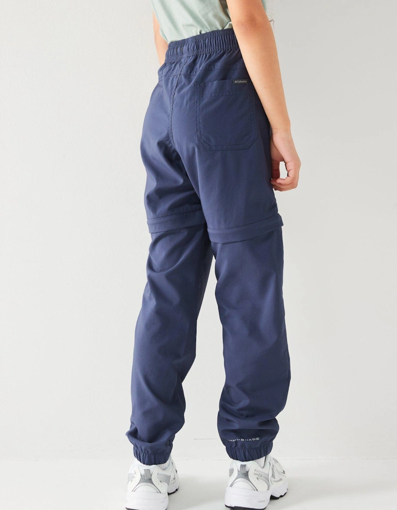 Youth Girls Silver Ridge Utility Convertible Pant - Navy