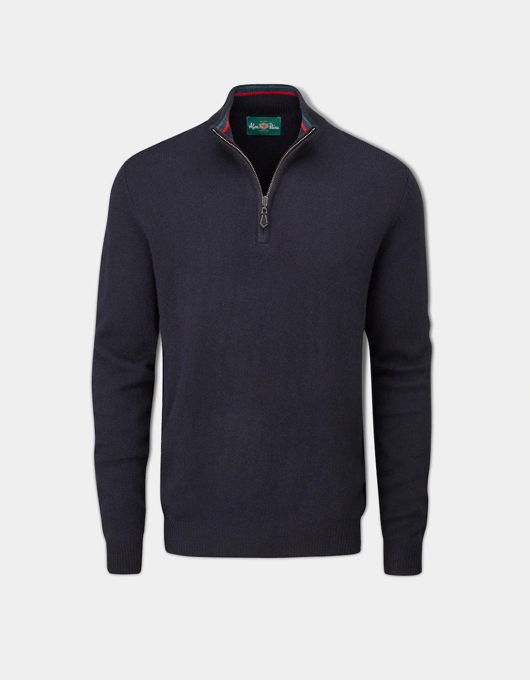 Men's Streetly 1/2 Zip Mock Neck Navy, 3 of 2