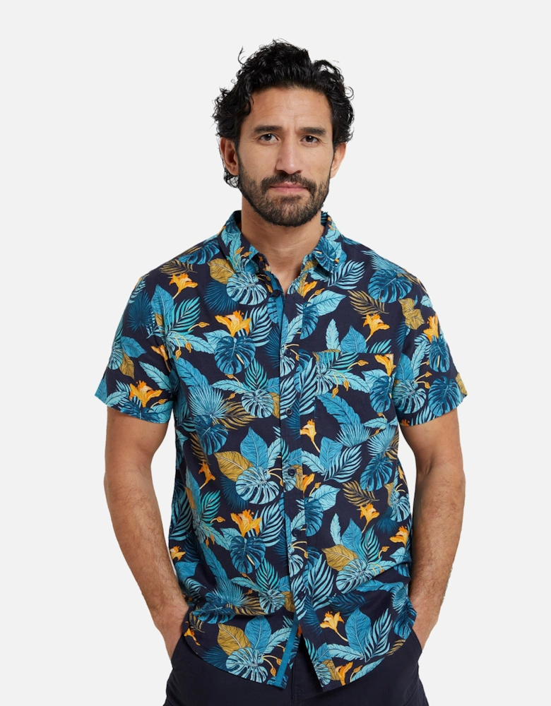 Mens Tropical Short-Sleeved Shirt