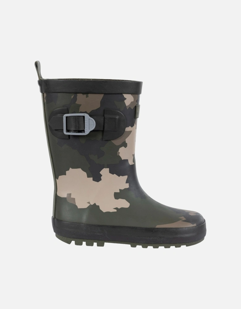 Childrens/Kids Puddle Camo Wellington Boots