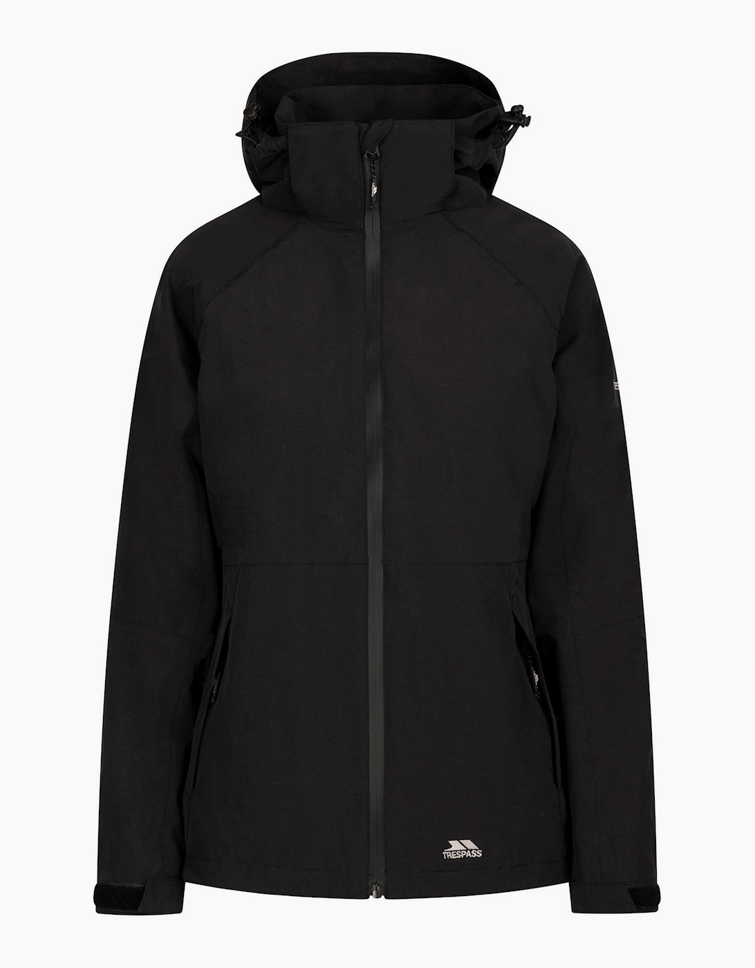 Trespass Women's Black / Tilbury Tp75 Waterproof Jacket - Size: 18/20