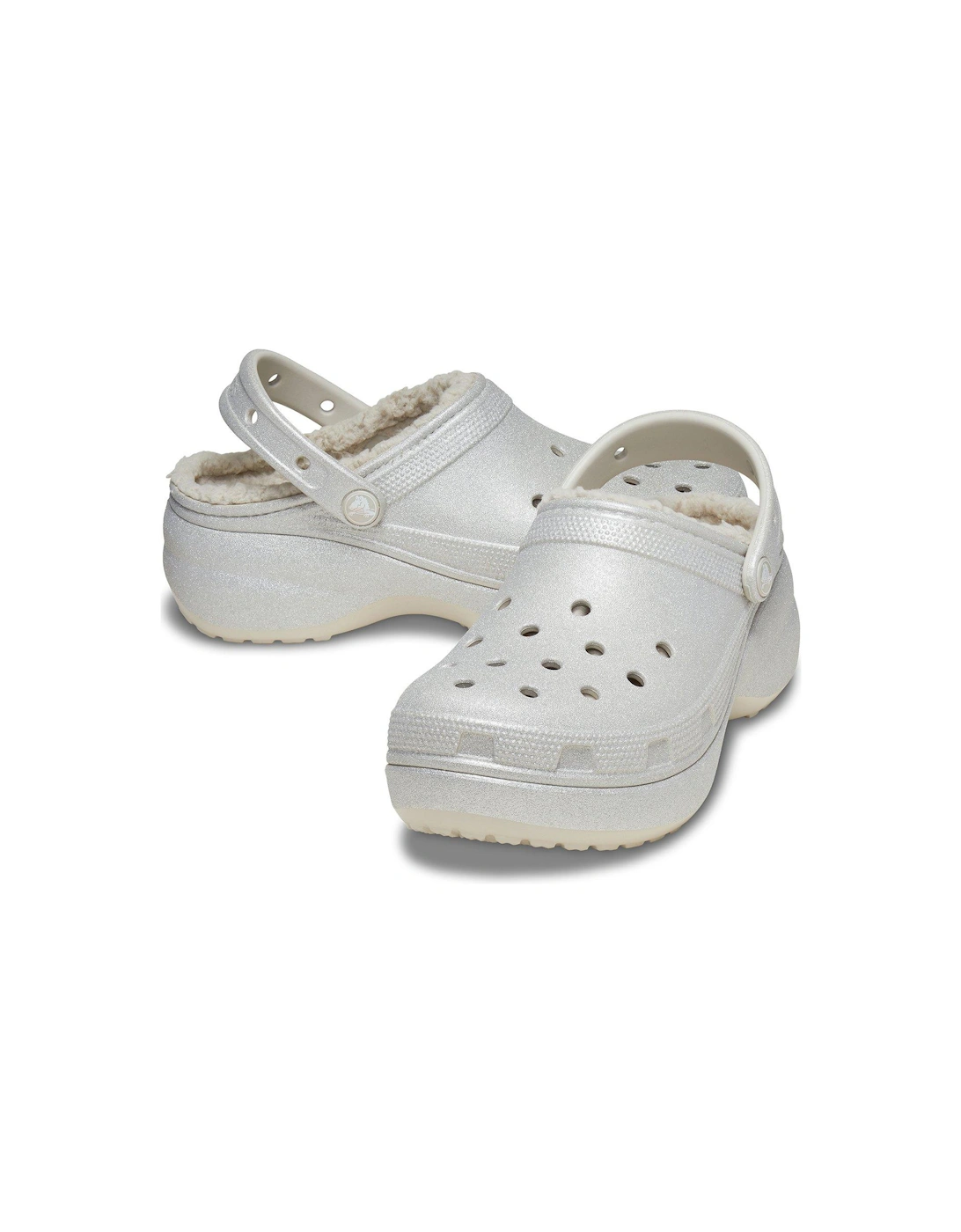 Classic Platform Lined Clog - Grey